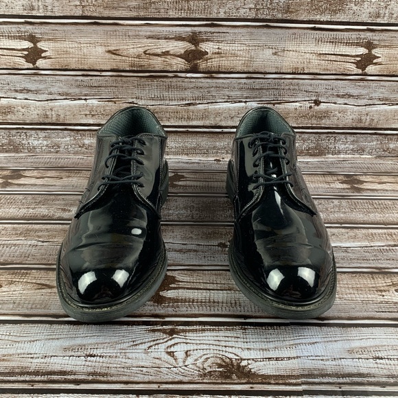Bates High Shine Uniform Oxford Dress Shoes - Picture 2 of 6